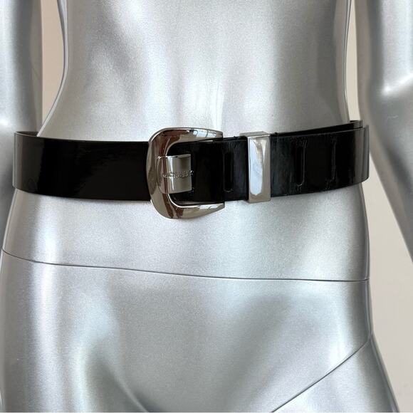 Michael Kors women black belt size 36 inches main image 4